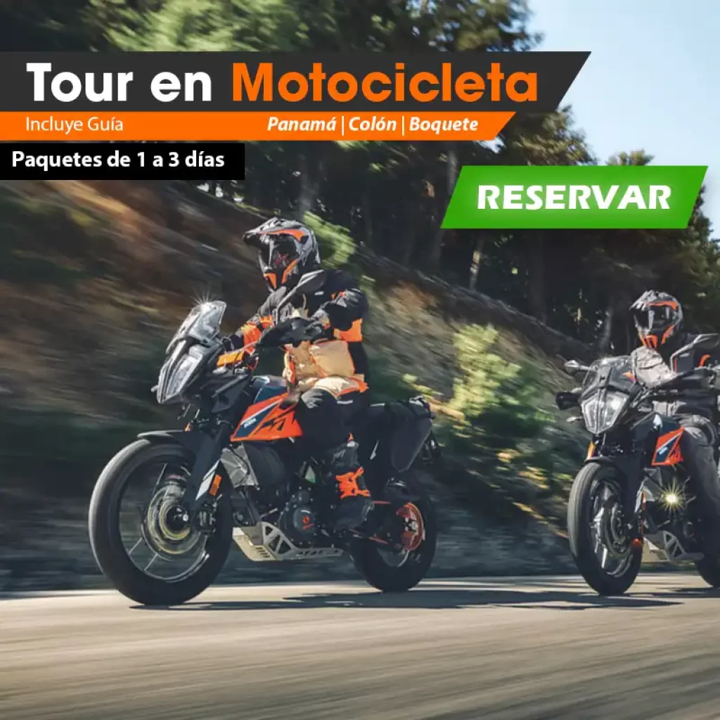 Alquiler de motos en Panamá Tours